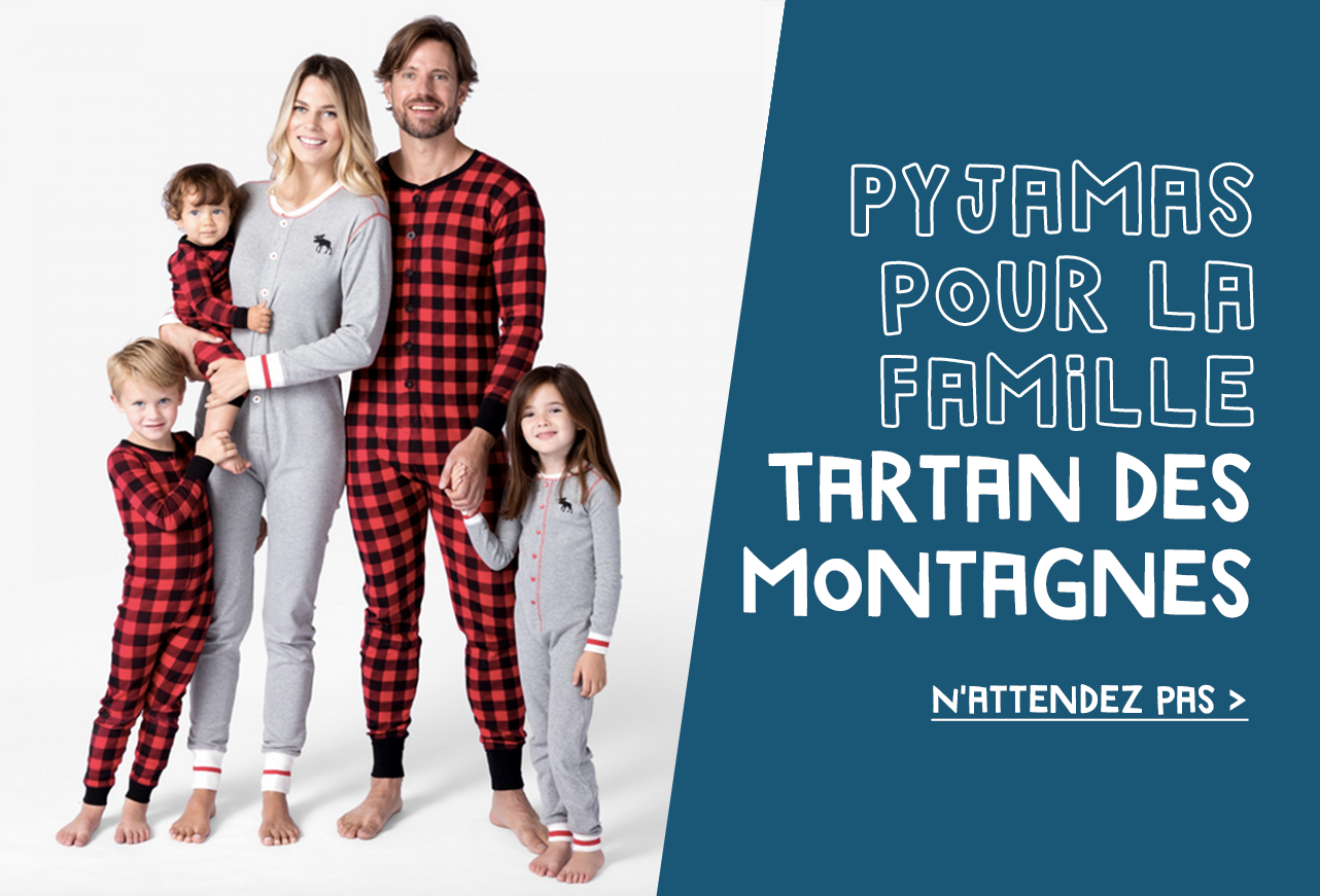 Pyjamas tartan des montagnes