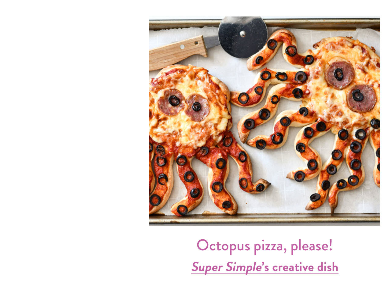 Octopus pizza