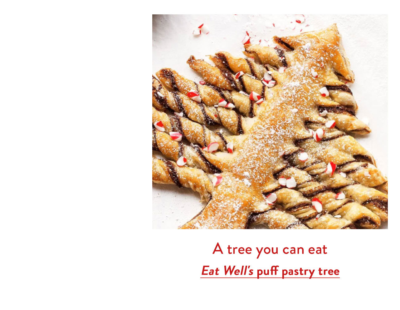 Eat Well's puff pastry tree 