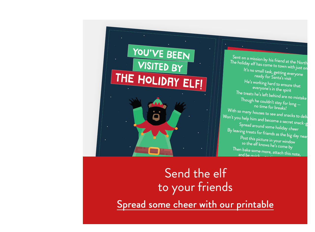 Spread some cheer with our printable