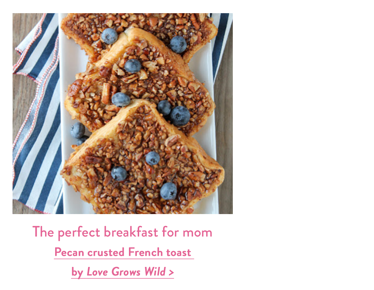 The perfect breakfast for mom 