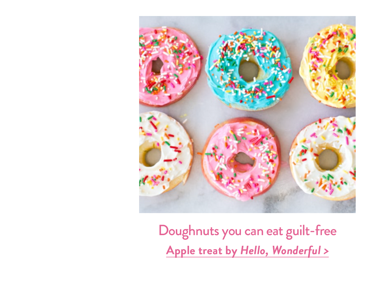 Doughnuts you can eat guilt-free 