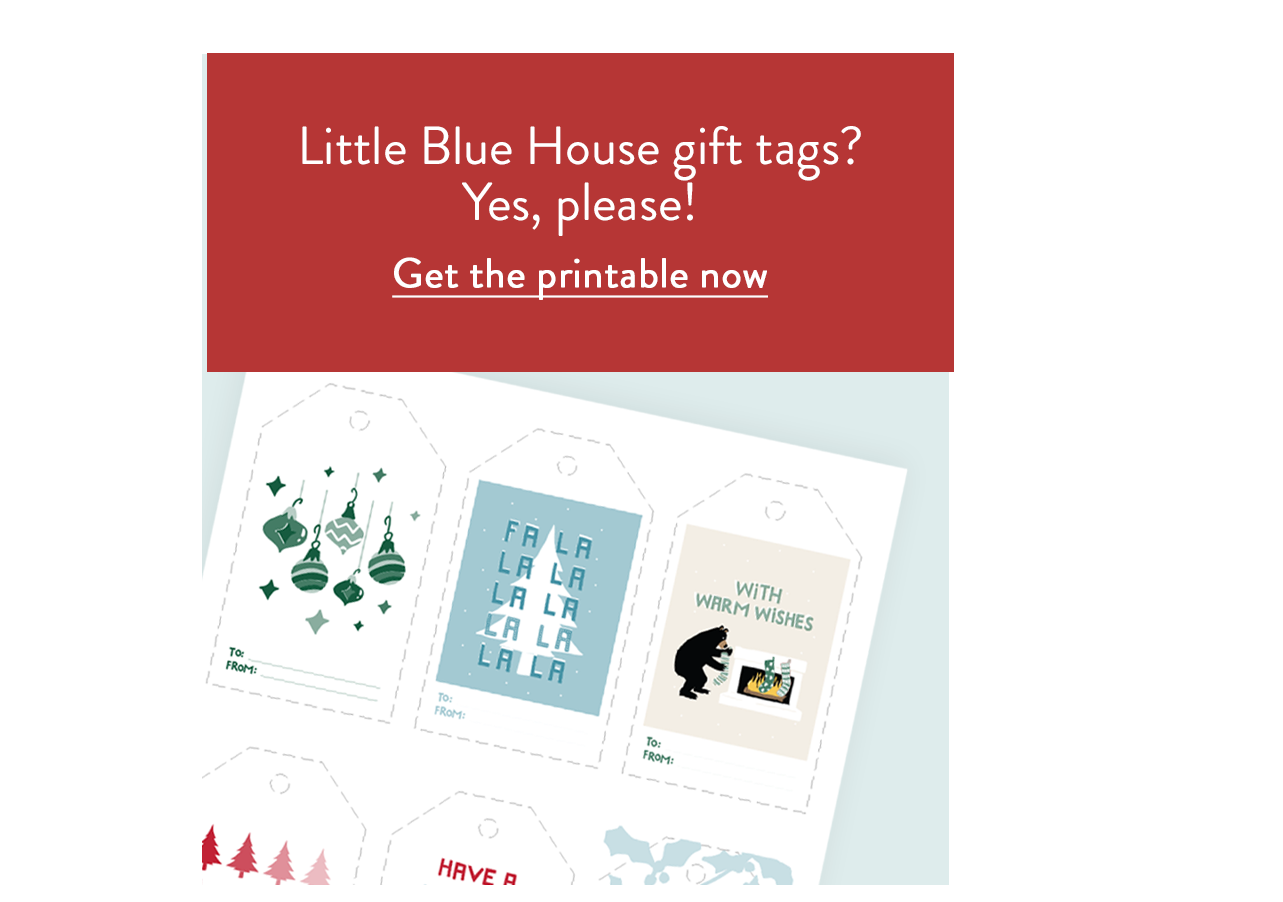 Little Blue House Gift Tags