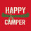 Happy Camper Baby Bodysuit with Hat