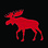 Moose On Red Men's Tee