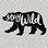 T-shirt de pyjama pour femme – Ours « Stay Wild »