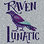 T-shirt de pyjama pour femme – Corbeau « Raven Lunatic »
