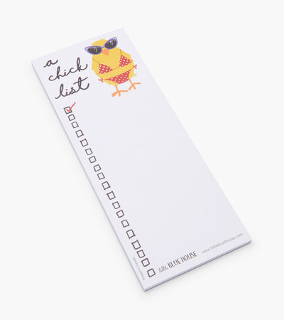 Hatley Magnetic List Pad - A Chick List