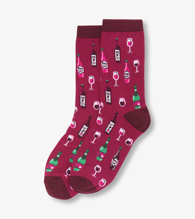 Age Gets Better with Wine Women's Crew Socks