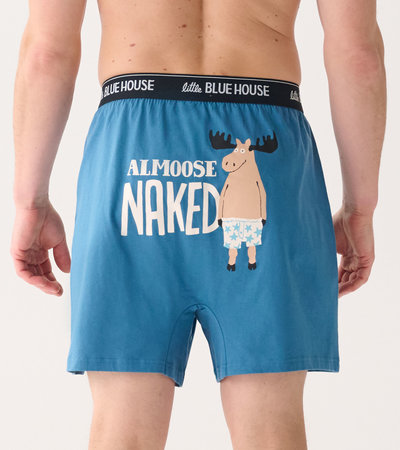 Caleçon boxeur pour homme – Orignal « Almoose Naked »