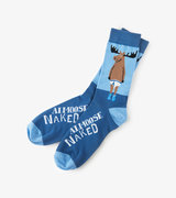 Almoose Naked Men's Crew Socks