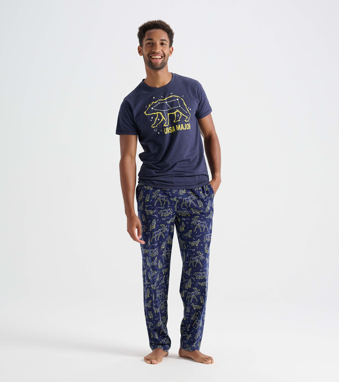 View larger image of Animal Constellations Men's Jersey Pajama Pants