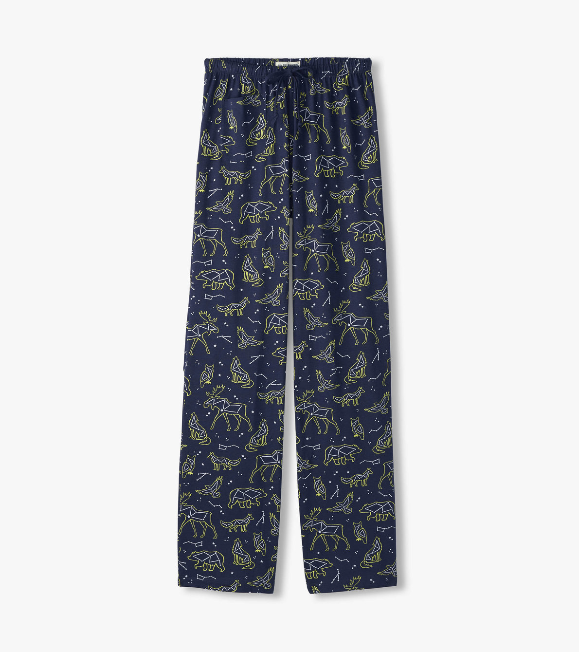 Agrandir l'image de Pantalon de pyjama en jersey pour femme – Constellations d’animaux