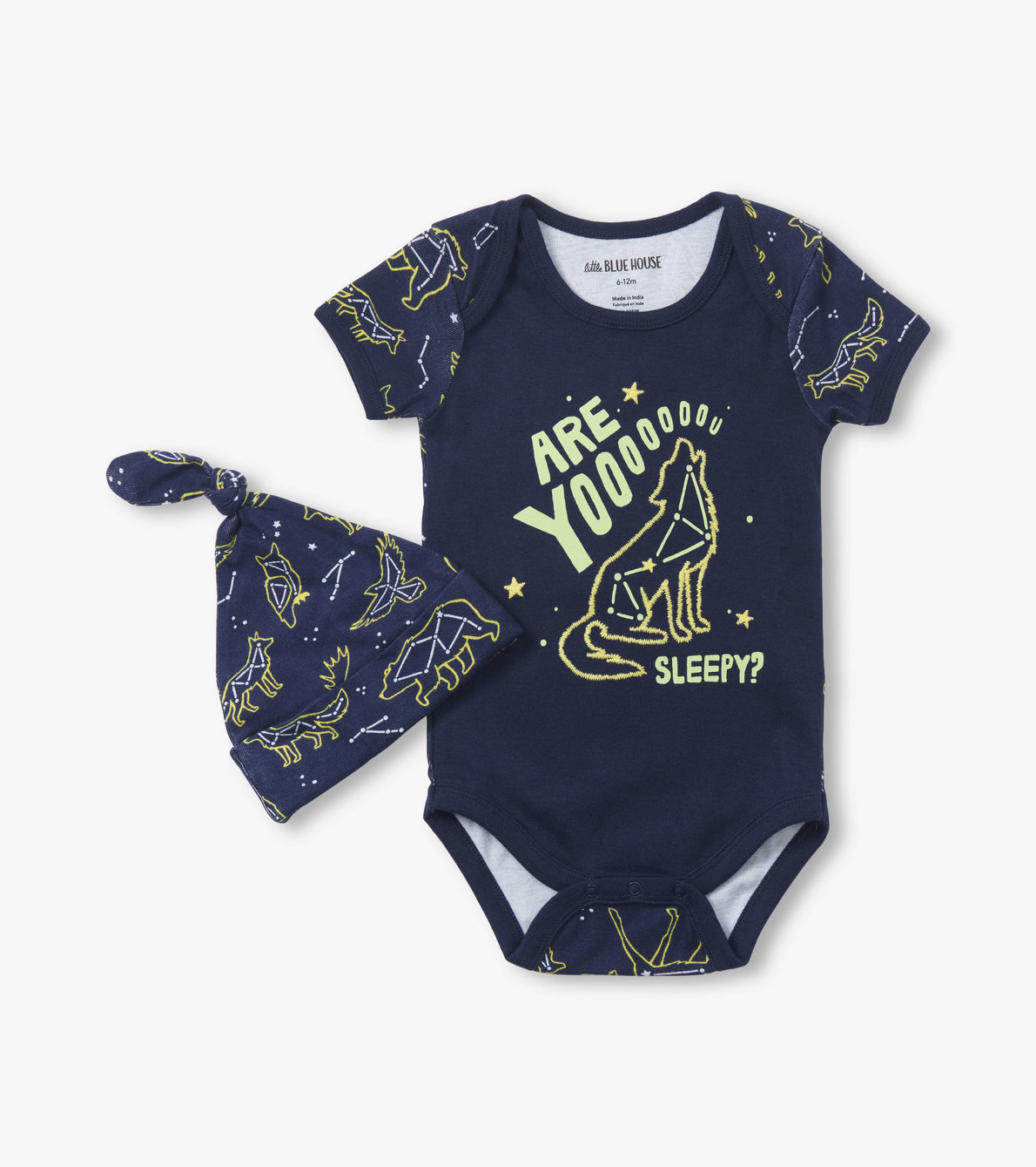 View larger image of Are You Sleepy Baby Bodysuit & Hat