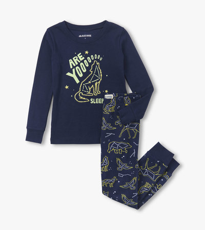 Pyjama pour enfant – Constellations d’animaux « Are You Sleepy »
