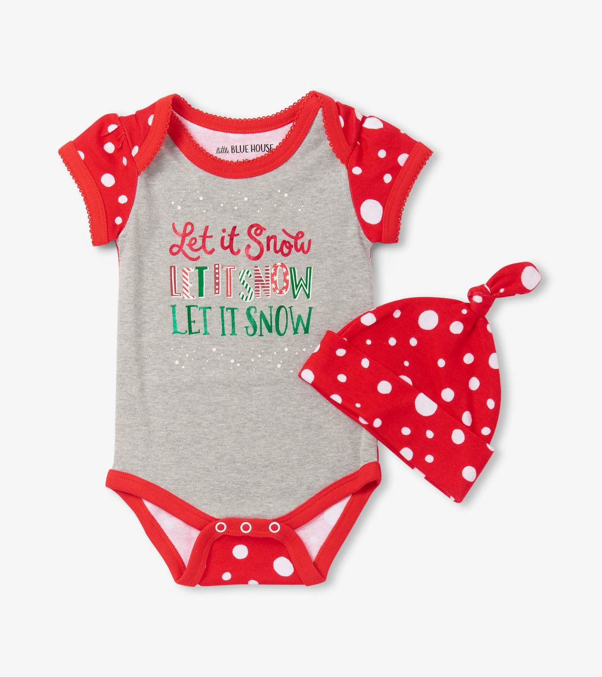 View larger image of Baby Let It Snow Bodysuit