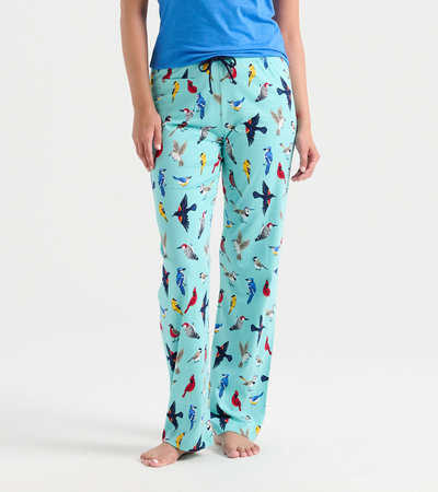 Womens Capri Pajama Pants Lounge Causal Bottoms Fun Print Sleep Pants  SK001-Dragonfly-S
