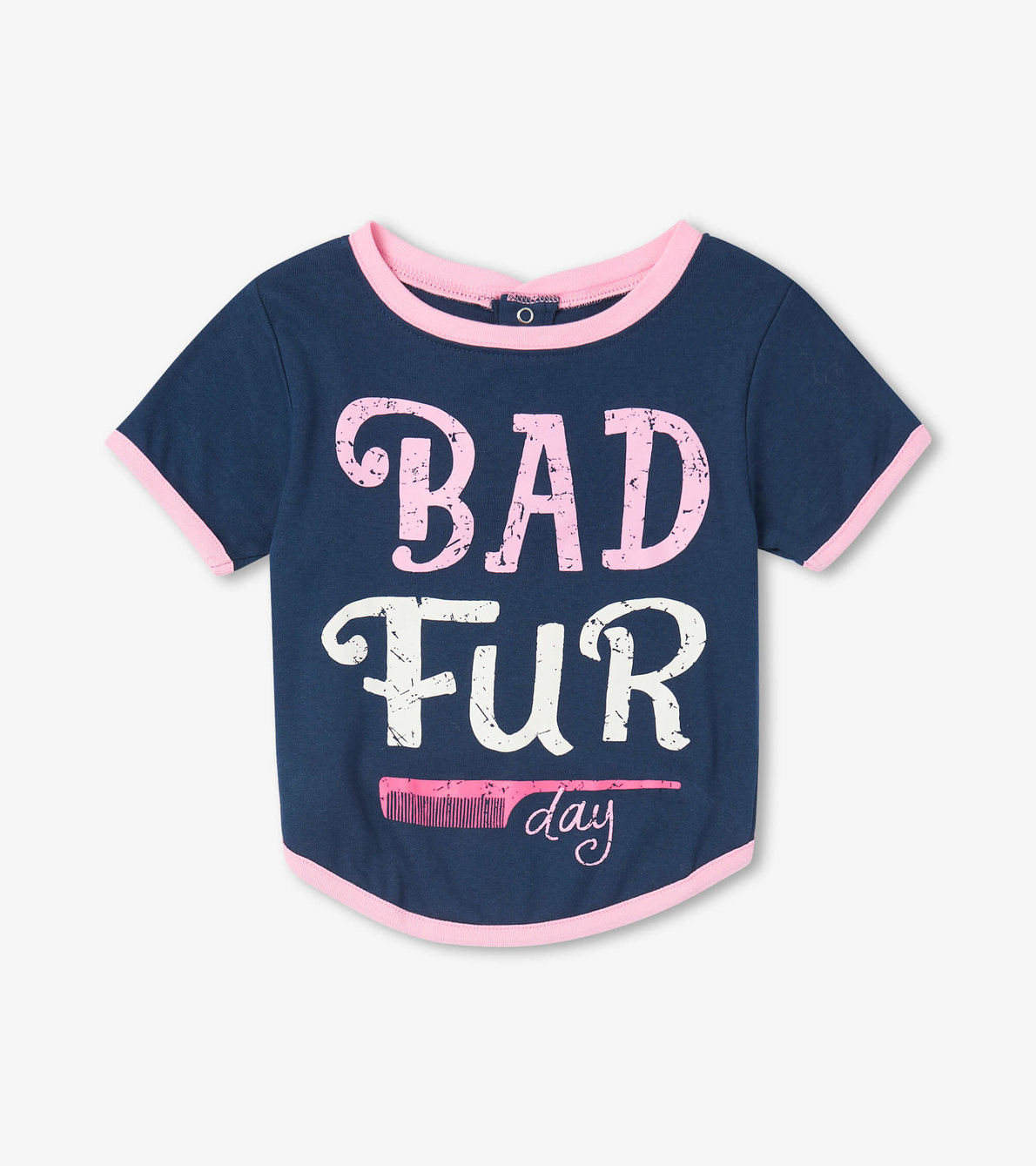 Agrandir l'image de T-shirt pour chien – Peigne « Bad Fur Day »