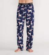 Pantalon de pyjama en jersey pour homme – Labradors à bandana