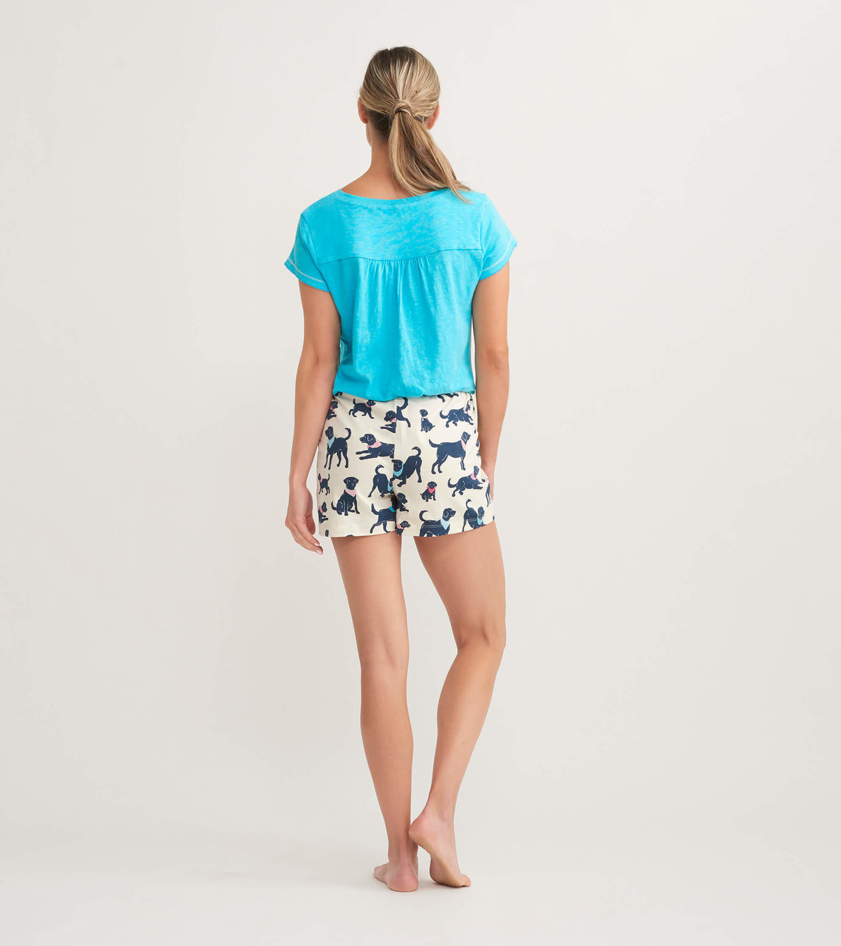 View larger image of Bandana Labs Women's Tee and Shorts Pajama Separates