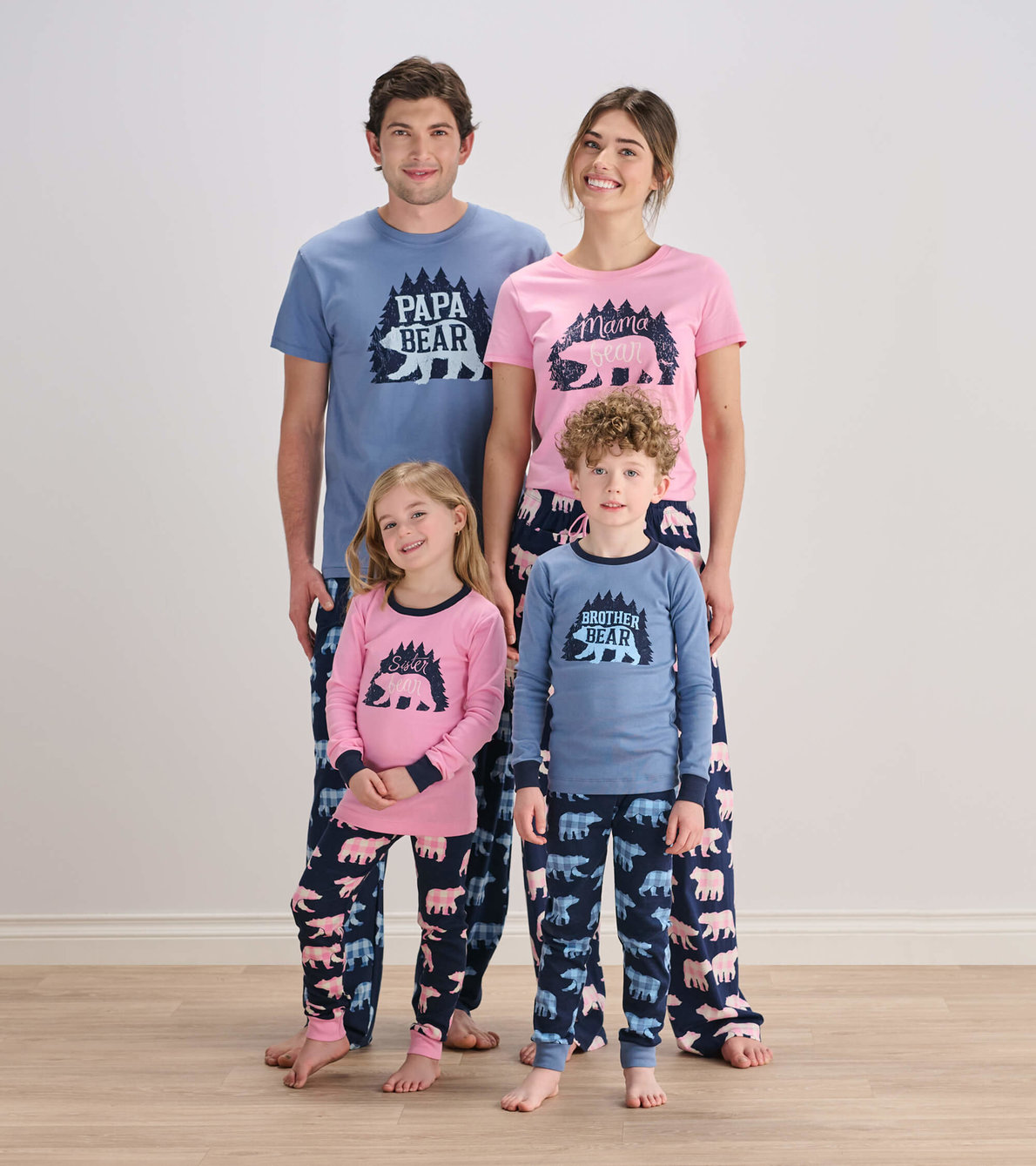 Agrandir l'image de Pyjamas pour la famille - Famille d'ours