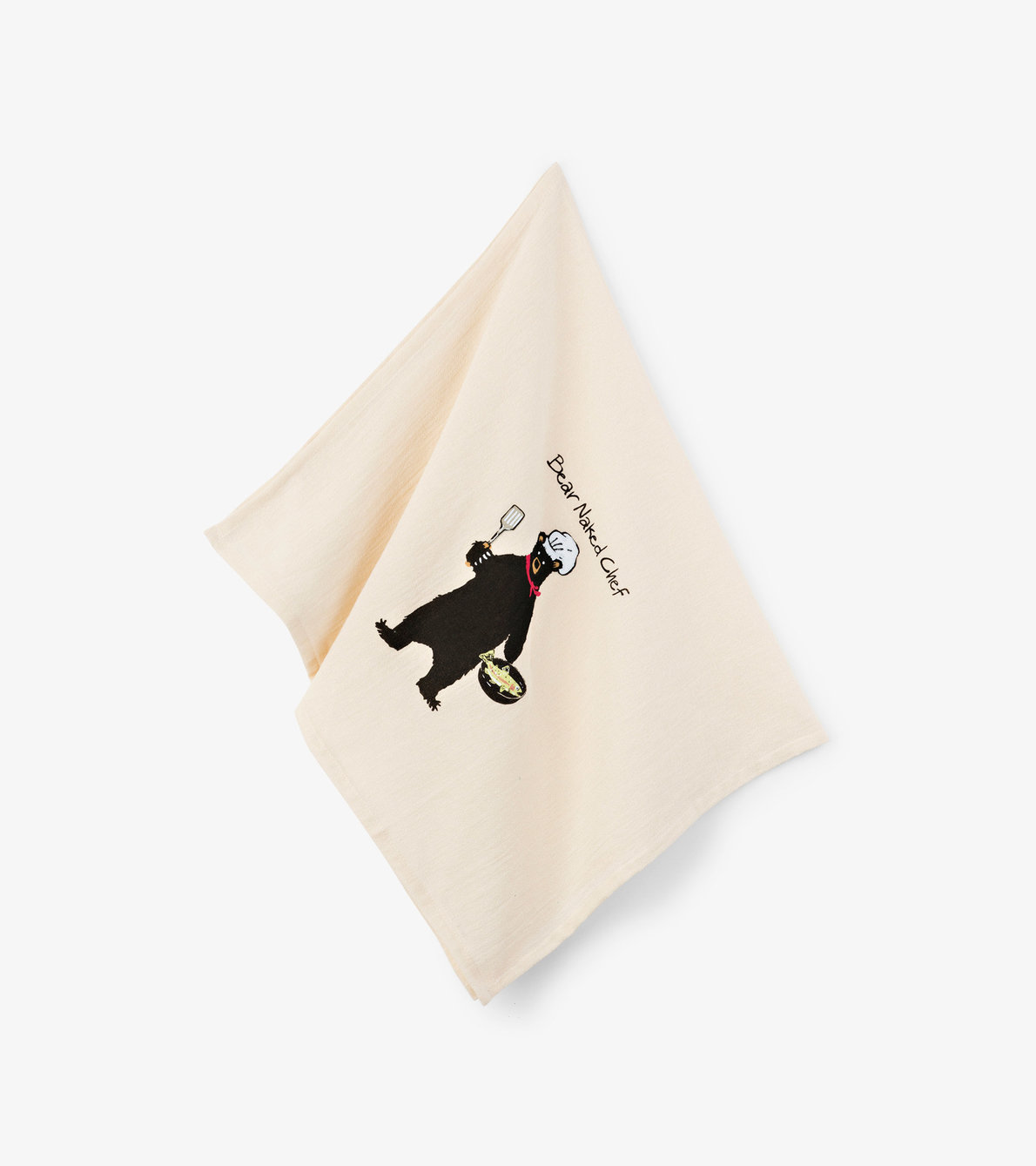 View larger image of Bear Naked Chef Tea Towel