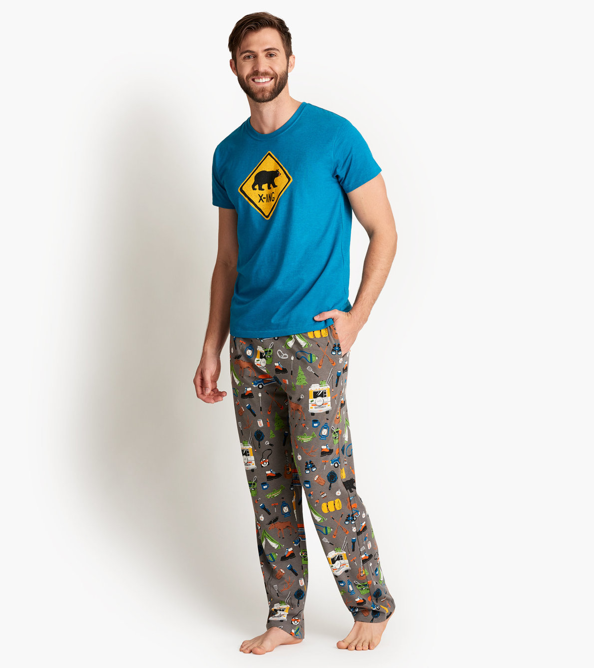 Matching Halloween Flannel Pajama Pants for Men