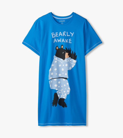 Chemise de nuit pour femme – Ours « Bearly Awake »