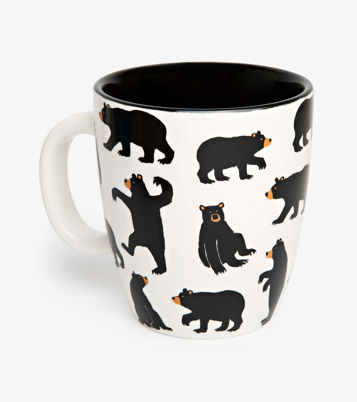 View larger image of Bears on Cream Curved Ceramic Mug