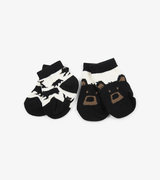 Bears on Natural 2-Pack Baby Socks
