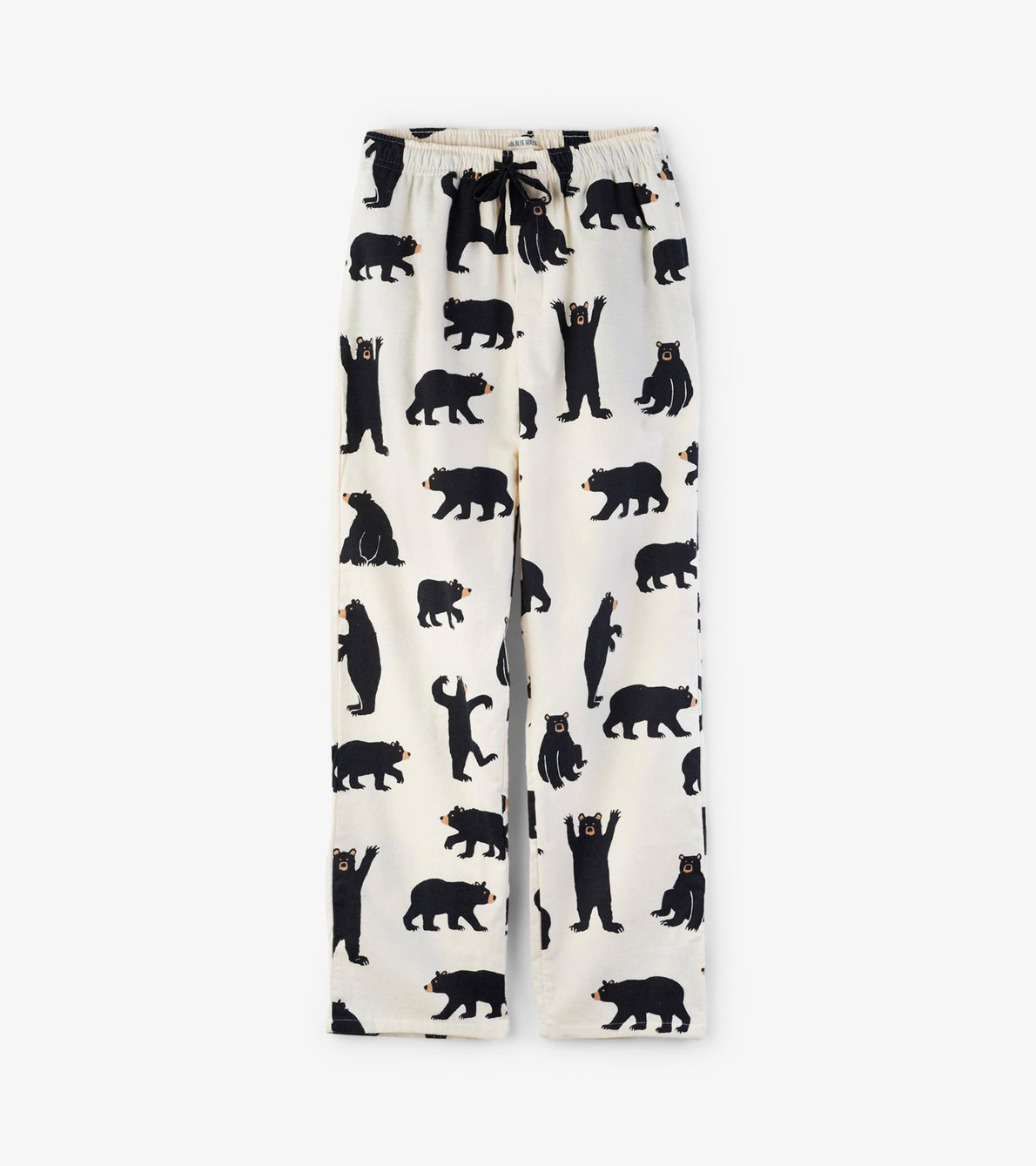 View larger image of Bears on Natural Men's Flannel Pajama Pants
