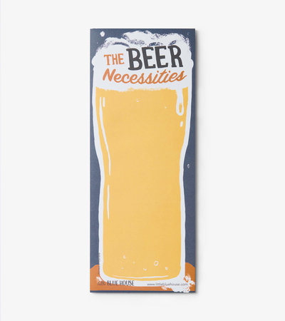 Bloc-notes aimanté – Bière « Beer Necessities »