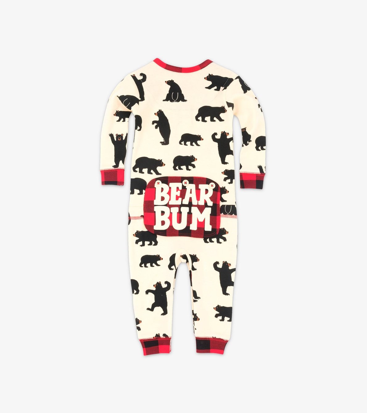 View larger image of Black Bear Baby Union Suit
