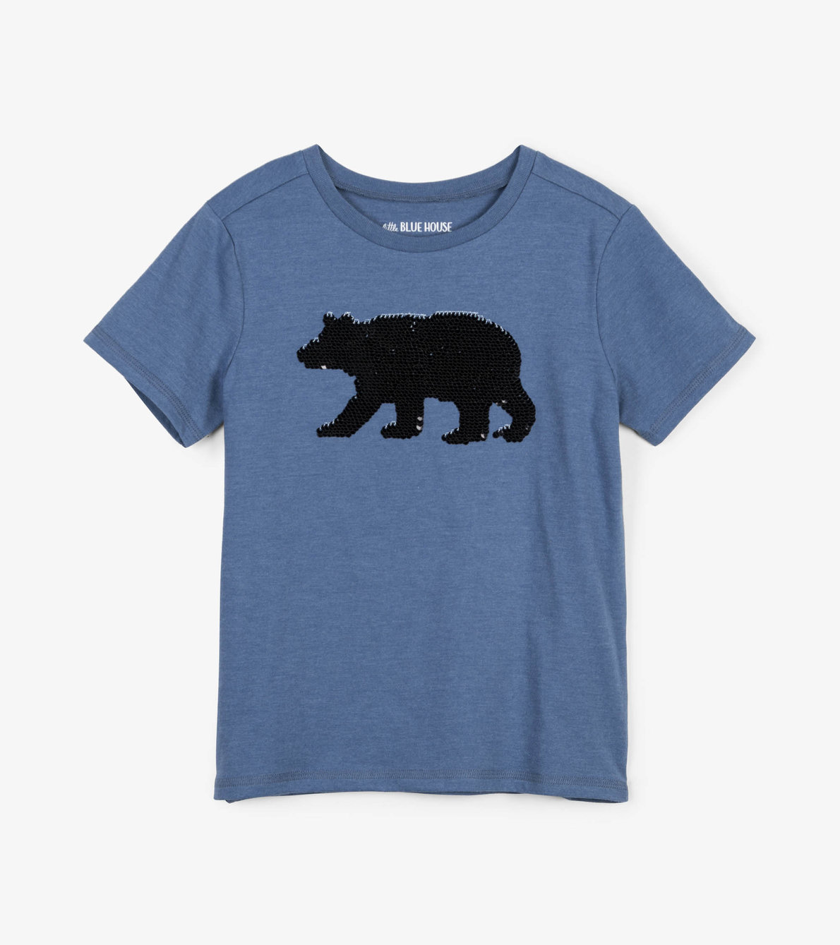 Agrandir l'image de T-shirt à paillettes réversibles pour enfant – Ours