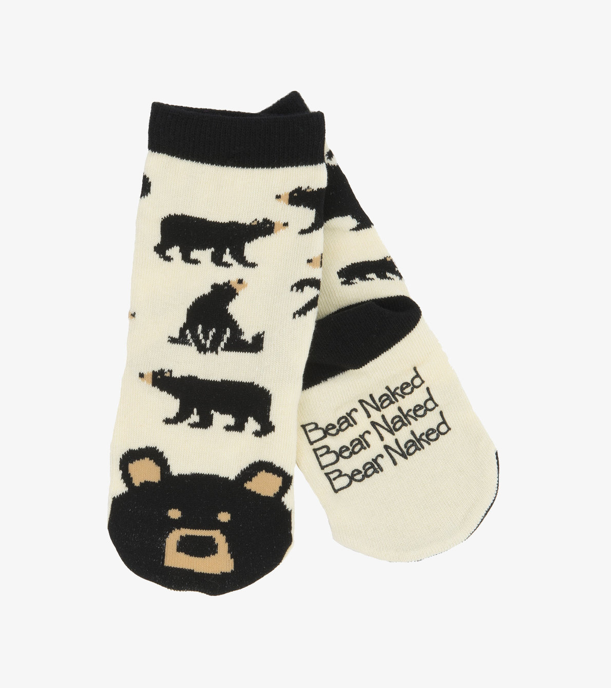 Agrandir l'image de Socquettes pour enfants à motifs d’animaux – Ours noir
