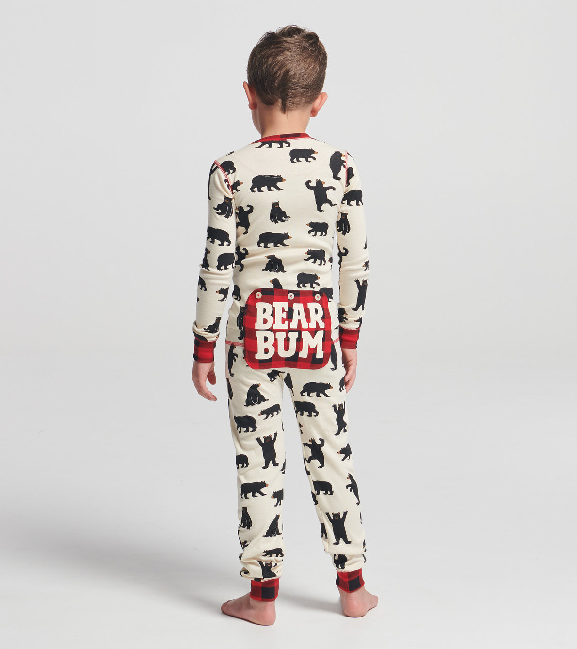 View larger image of Black Bear Kids Union Suit