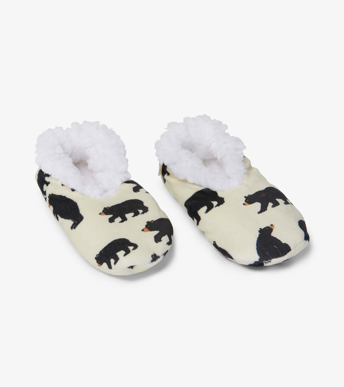 View larger image of Black Bears Kids Warm and Cozy Slippers