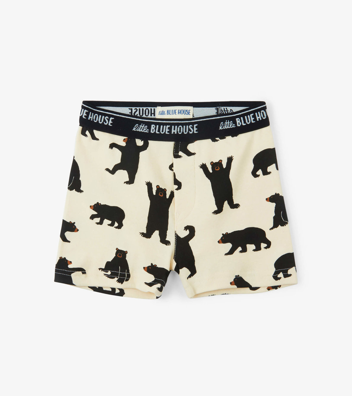 View larger image of Black Bears on Natural Boys' Boxer Briefs