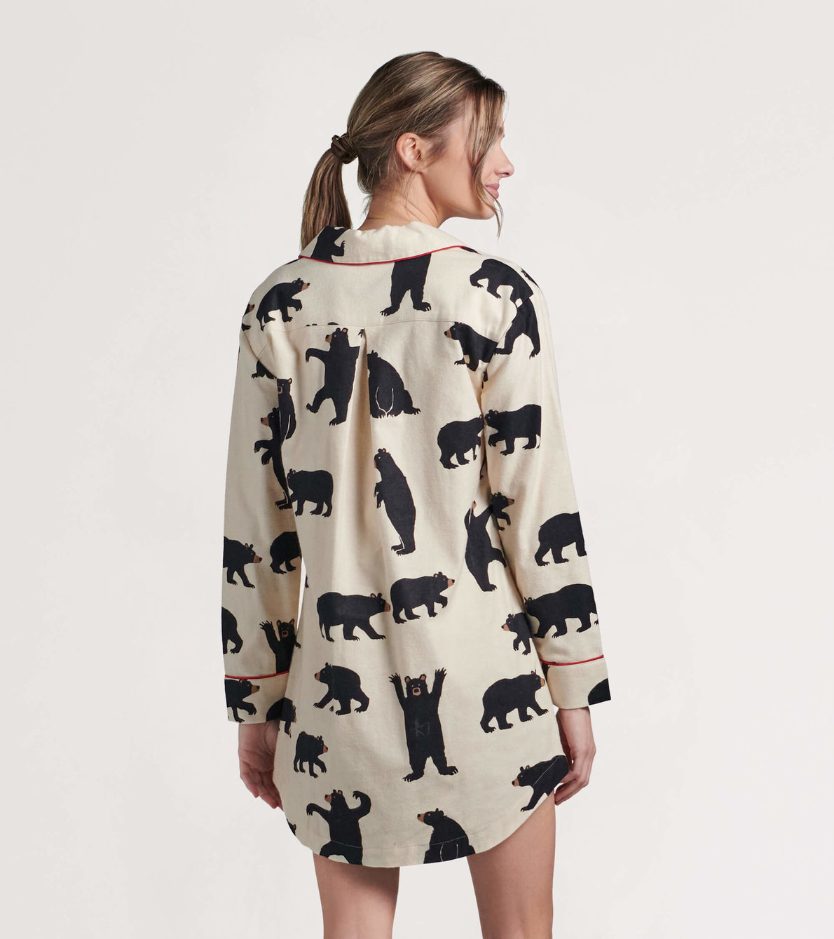 View larger image of Black Bears Women's Flannel Nightdress