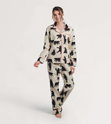 Pyjama en flanelle pour femme – Ours noirs