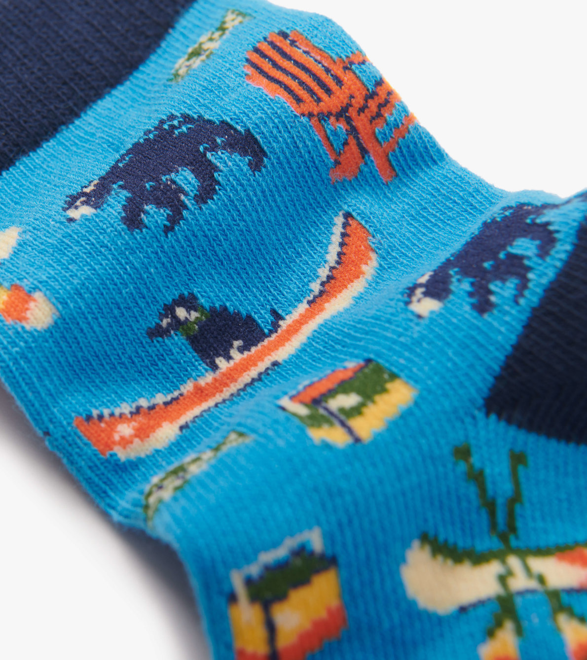 View larger image of Blue On The Lake Kids Crew Socks