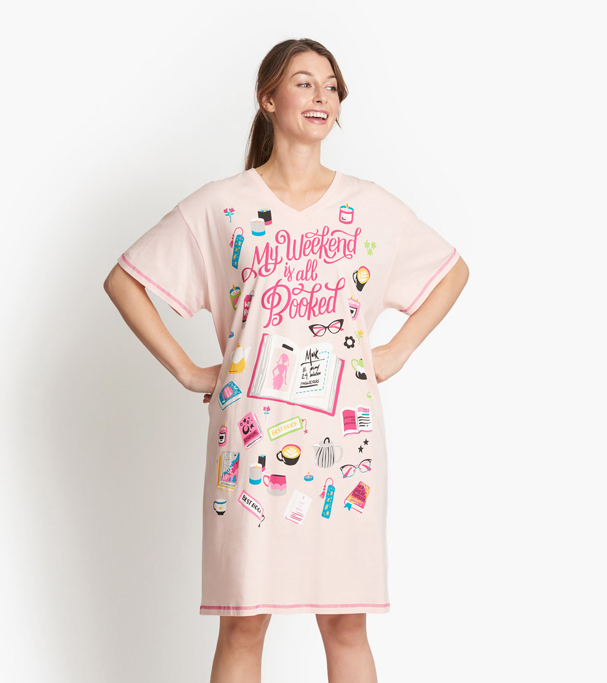 View larger image of My Weekend is All Booked Women's Sleepshirt