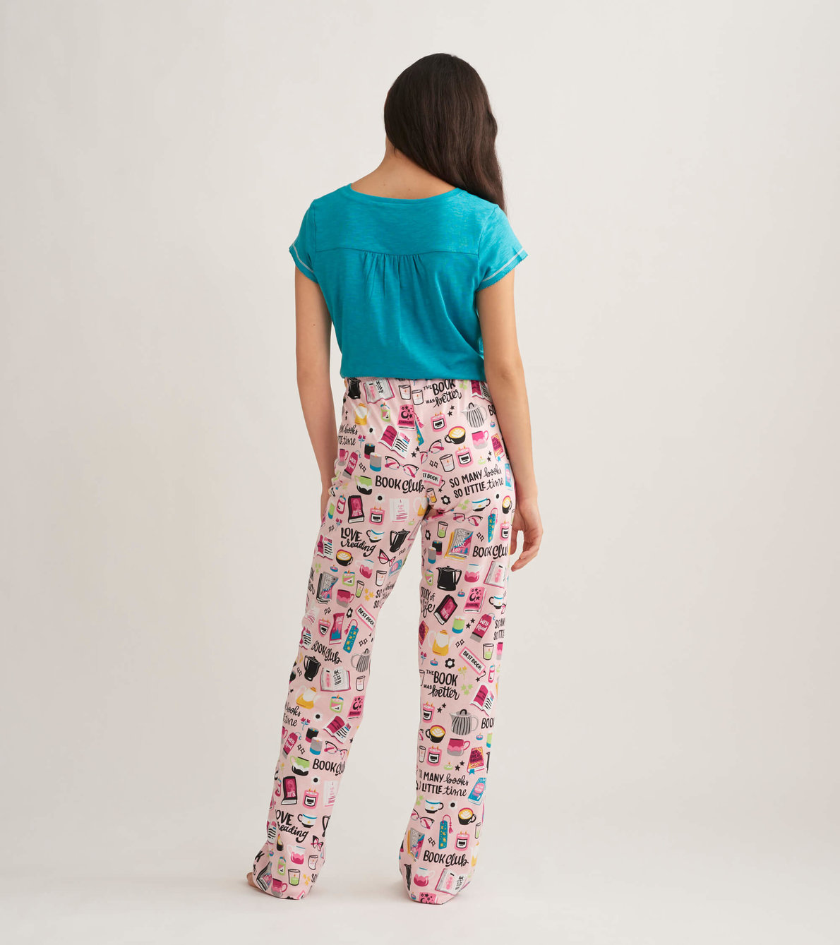View larger image of Book Club Women's Tee and Pants Pajama Separates