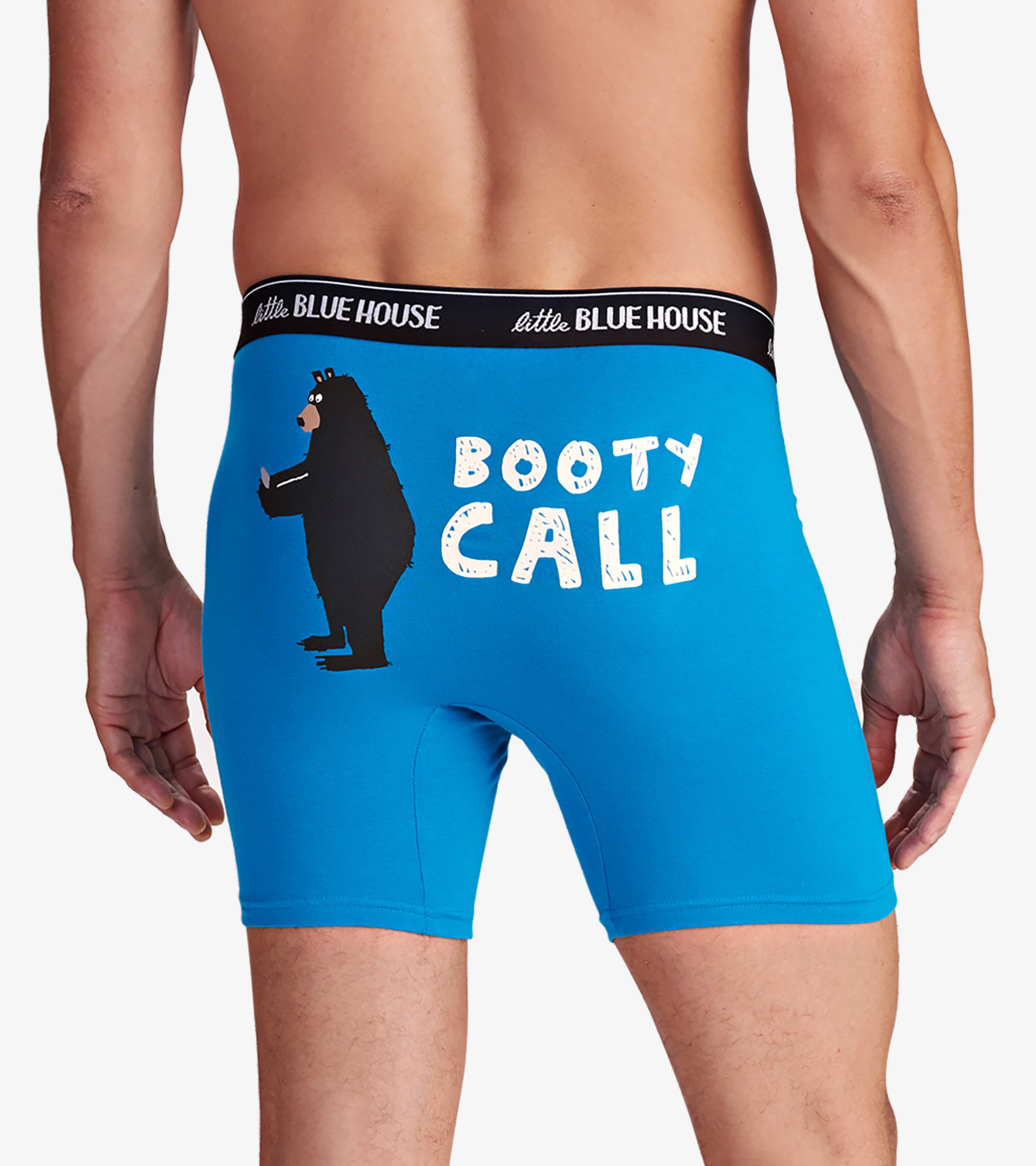 Booty Call Men's Glow in the Dark Boxer Briefs - Little Blue House US