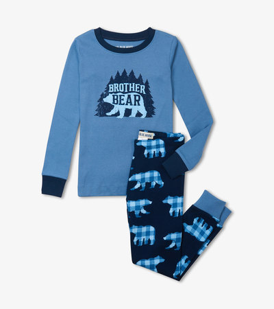 Sister Bear Kids Pajama Set - Little Blue House CA