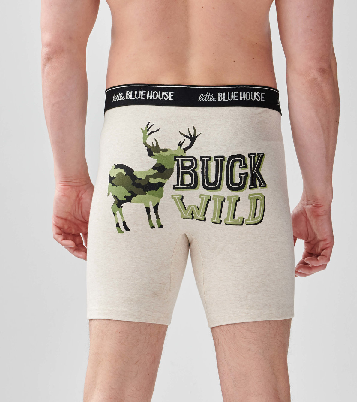 Agrandir l'image de Caleçon boxeur pour homme – Cerf « Buck Wild »