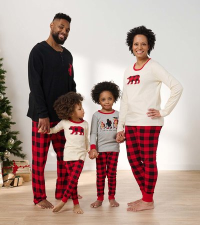 Pyjamas pour la famille - Motif écossais
