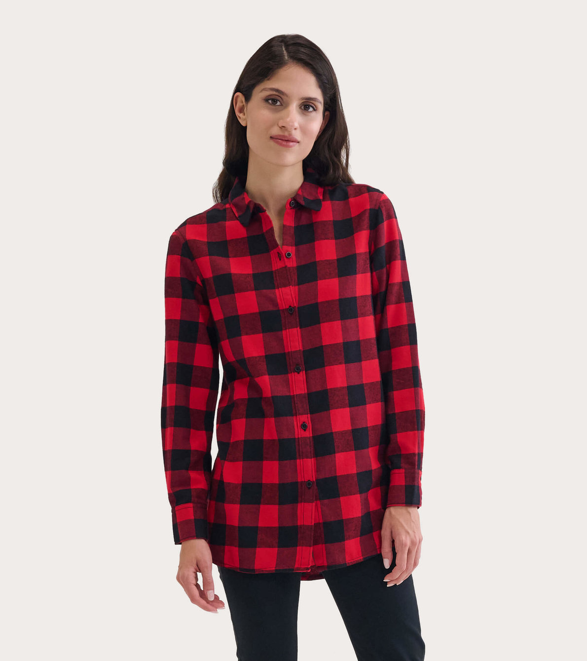 View larger image of Buffalo Plaid Heritage Women's Flannel Tunic