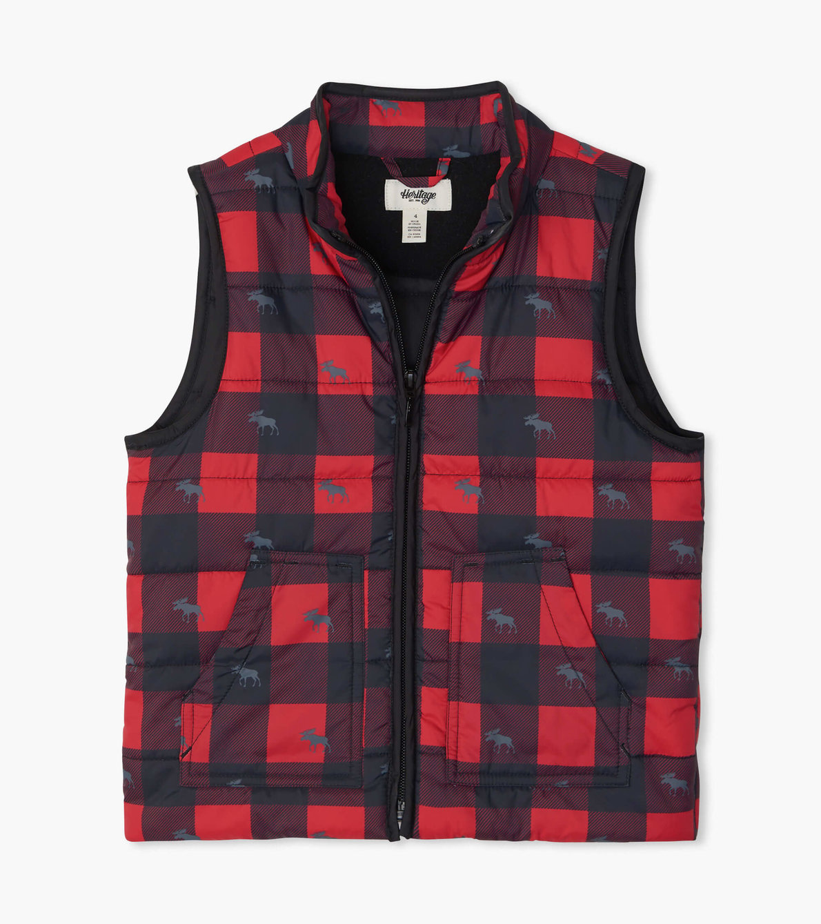 View larger image of Buffalo Plaid Kids Heritage Puffer Vest