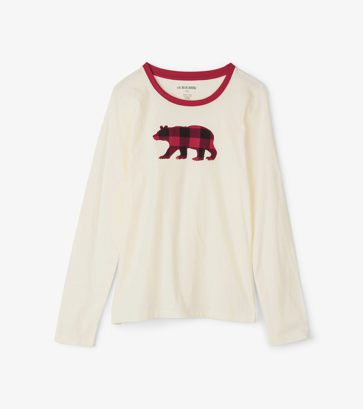 View larger image of Women's Buffalo Plaid Long Sleeve Pajama T-Shirt